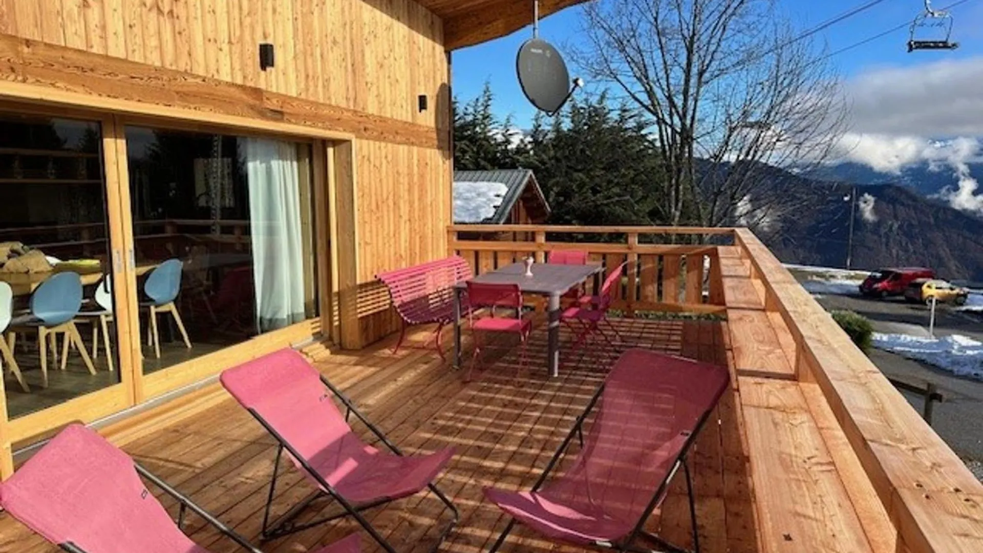 Chalet Chaleureux Avec Vue Sur Les Montagnes De La Lechere France