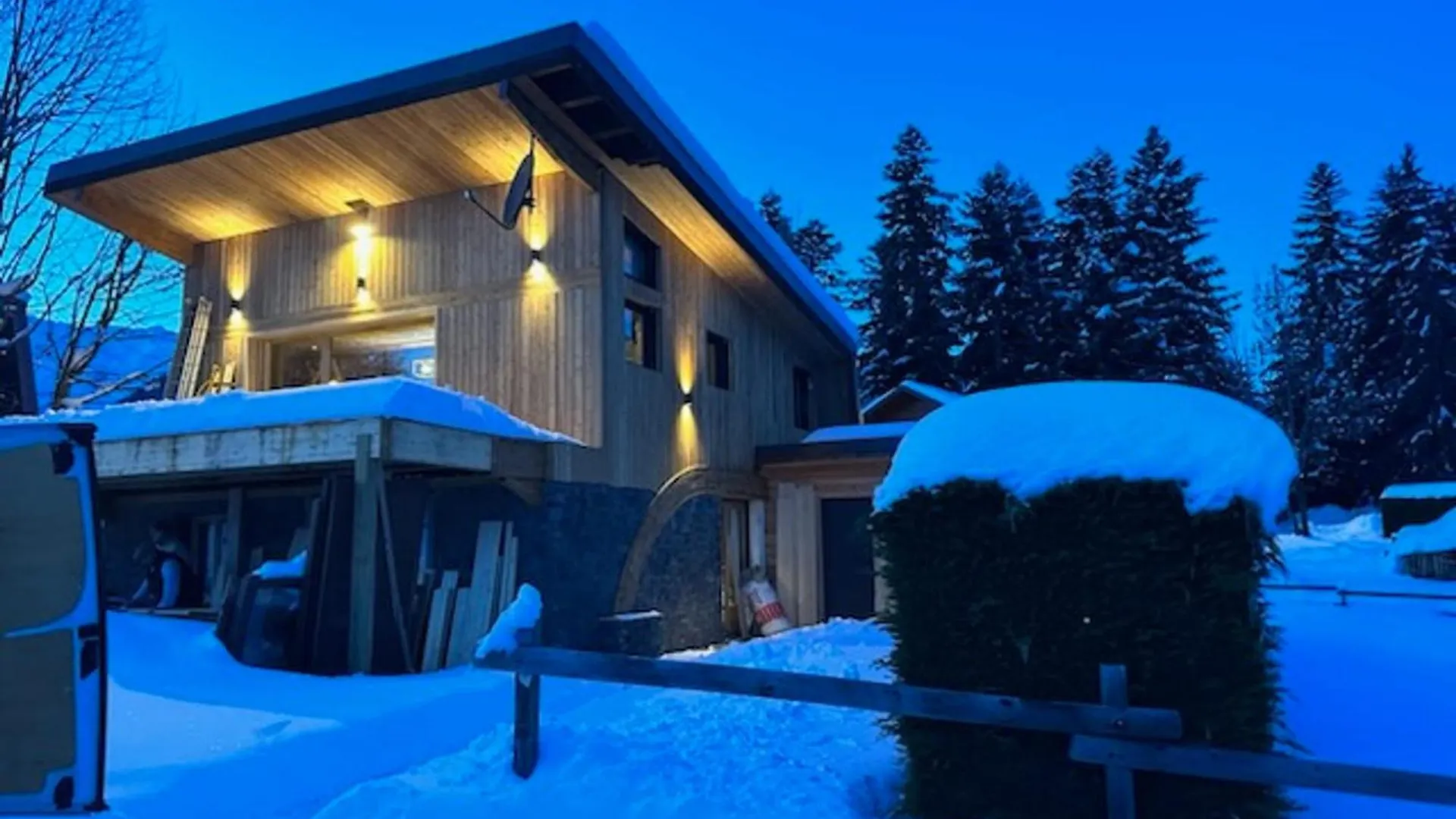 Chalet Chaleureux Avec Vue Sur Les Montagnes De La Lechere